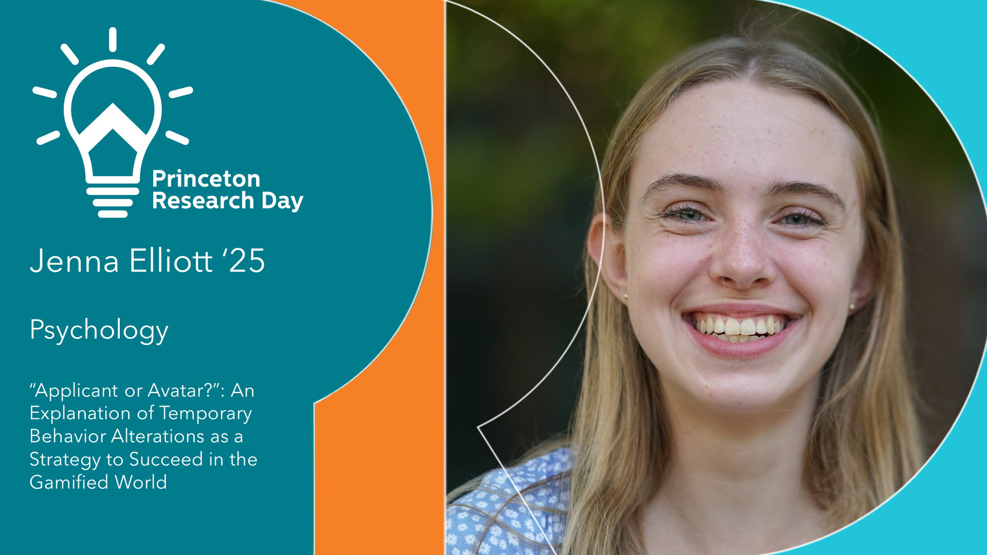 Photo from Princeton Research Day Presentation