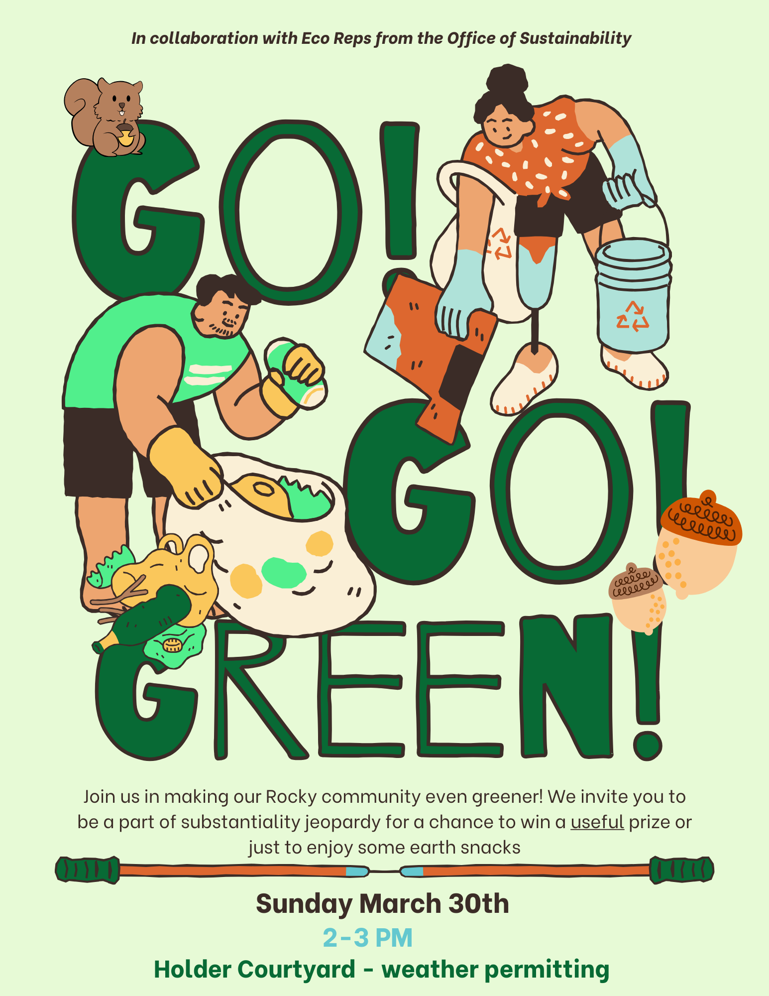 Colorful Illustrative Clean Drive Flyer