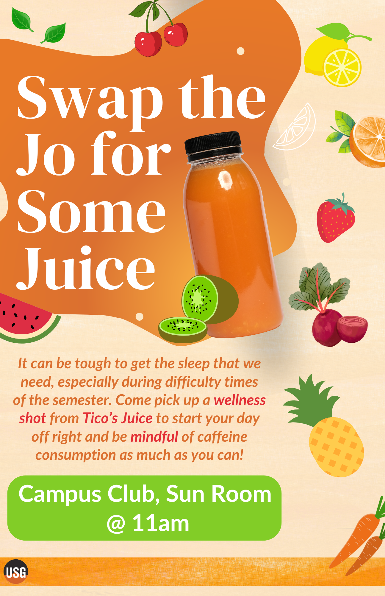 Tico's Wellness Shots Flyer